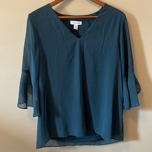 Teal Calvin Klein Blouse